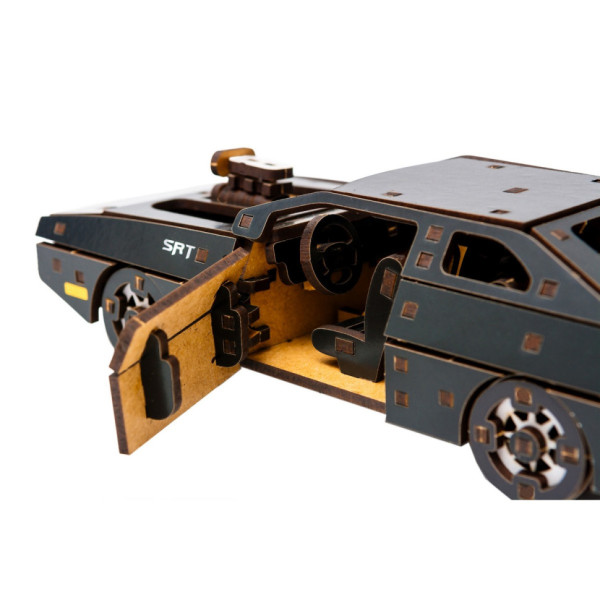 Дерев'яний 3D конструктор "Fast Furious" Puz-62519, 125 деталей, чорний                                                    (Puz-62519)