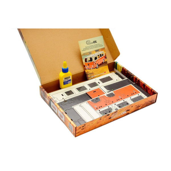 Дерев'яний 3D конструктор "Мікроавтобус" Puz-00926, 156 деталей                                                             (Puz-00926)