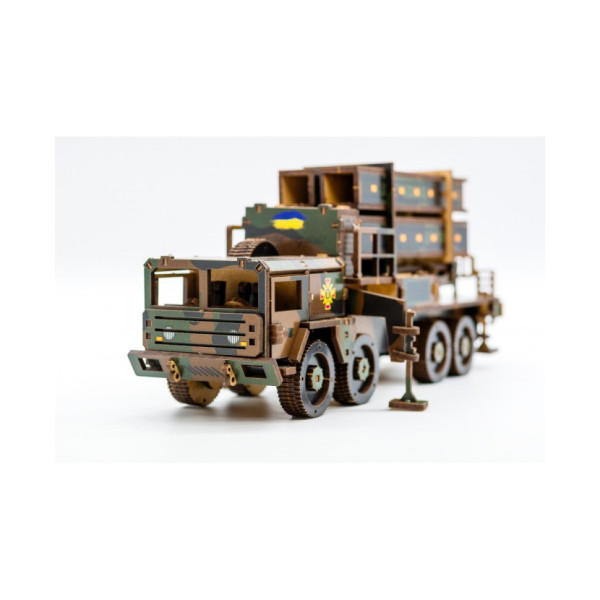 Дерев'яний 3D конструктор "ЗРК Patriot" Арт-25220, 220 деталей                                                                (Арт-25220)