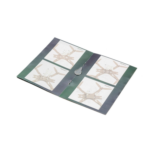 Дерев'яний 3D конструктор "FPV дрон" Puz-00923, 95 деталей                                                                 (Puz-00923)