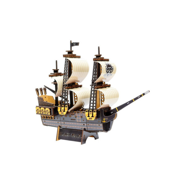Дерев'яний 3D конструктор "Піратський корабель" Puz-00928, 196 деталей                                                       (Puz-00928)
