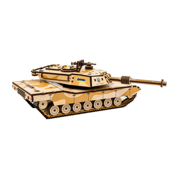 Дерев'яний 3D конструктор "Абрамс" Puz-26917, 187 деталей                  (Puz-26917)