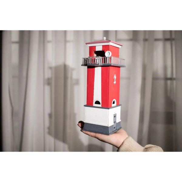 Конструктор дерев'яний 3D маяк "Кисляківський Задній" (Україна, Миколаївська область) TMP-001, 57 деталей (TMP-001)