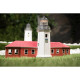 Конструктор дерев'яний 3D маяк з острова Зміїний з прибудовою (Україна) TMP-003, 146 деталей (TMP-003)