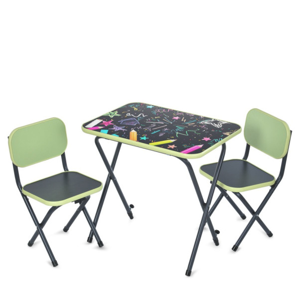Дитячий Столик Creative Creative Creative салатовий, складаний, стільниця 60 х 40 см (Creative салатовий)