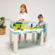 Дитячий набір "Граємось та навчаємось" 04660/7 в наборі стіл, стілець, конструктор (04660/7)