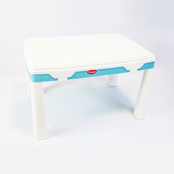 Дитячий набір "Граємось та навчаємось" 04660/7 в наборі стіл, стілець, конструктор (04660/7)