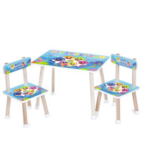 Дитячий столик M 501-20 стільниця 60 х 40 см, 2 стільчики (M 501-20)