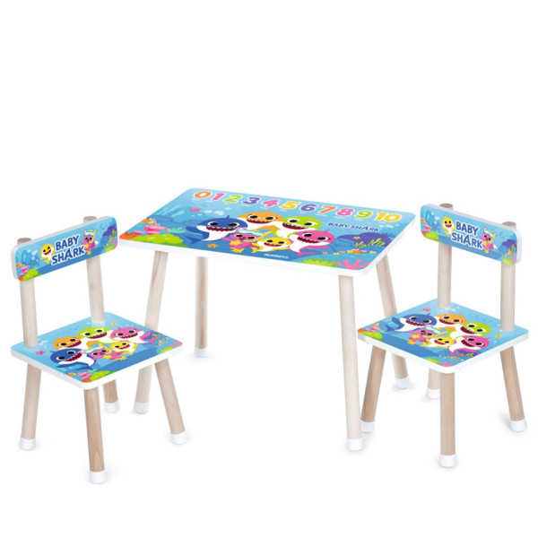 Дитячий столик M 501-20 стільниця 60 х 40 см, 2 стільчики (M 501-20)