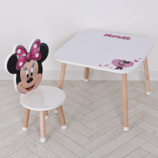 Дерев'яний дитячий столик M 502-8-2 зі стільчиком (M 502-8-2)