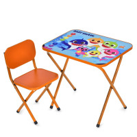 Дитячий столик складаний зі стільчиком M 5960-7 помаранчевий (M 5960-7)