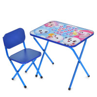 Дитячий столик складаний зі стільчиком M 5971-4 синій (M 5971-4)