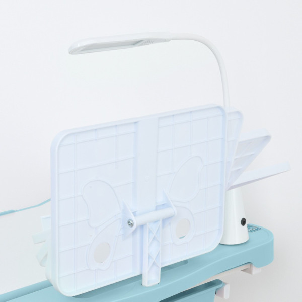 Парта M 5068-12 підставка для книги, лампа, світло-блакитний (M 5068-12)