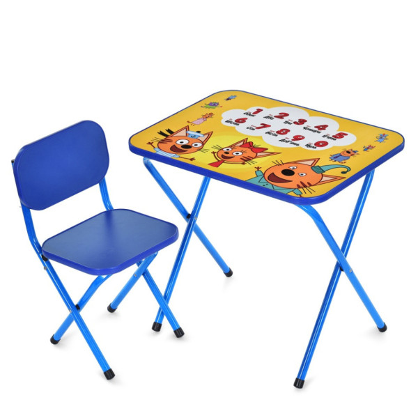 Дитячий столик складаний зі стільчиком M 5965-4 синій (M 5965-4)