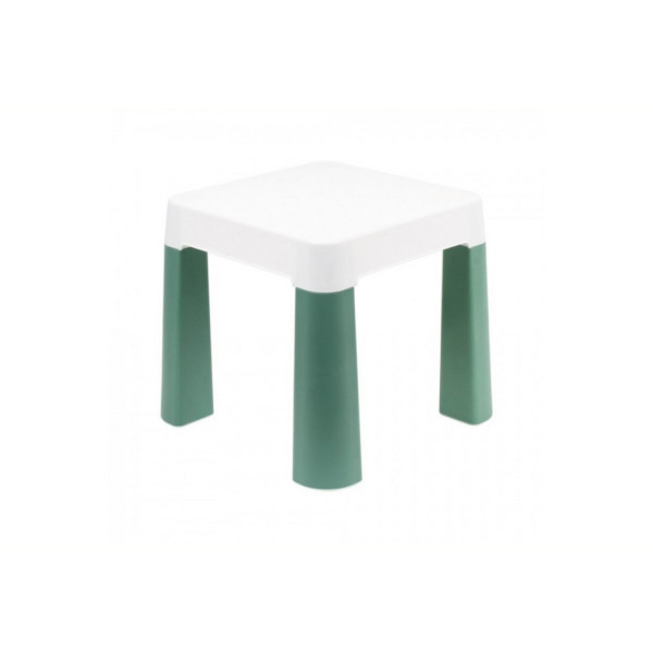 Дитячий табурет 0884TXK, біло-зелений, до 75 кг 32 х 32 х 28 см (0884TXK)