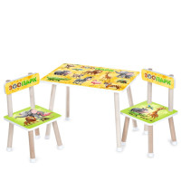 Дитячий Столик M 501-11 стільниця 60 х 40 см, 2 стільчики (M 501-11)