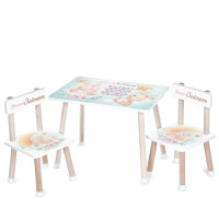 Дитячий Столик M 501-12 стільниця 60 х 40 см, 2 стільчики (M 501-12)