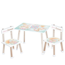 Дитячий Столик M 501-12 стільниця 60 х 40 см, 2 стільчики (M 501-12)