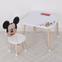 Дерев'яний дитячий столик M 502-8-3 зі стільчиком (M 502-8-3)