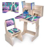 Дитяча Парта N 2071-1-2 дерево, зі стільчиком (N 2071-1-2)