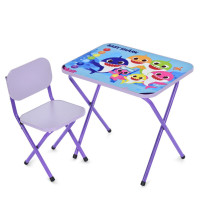 Дитячий столик складаний зі стільчиком M 5960-9 фіолетовий (M 5960-9)