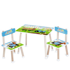 Дитячий столик M 501-22 стільниця 60 х 40 см, 2 стільчики (M 501-22)