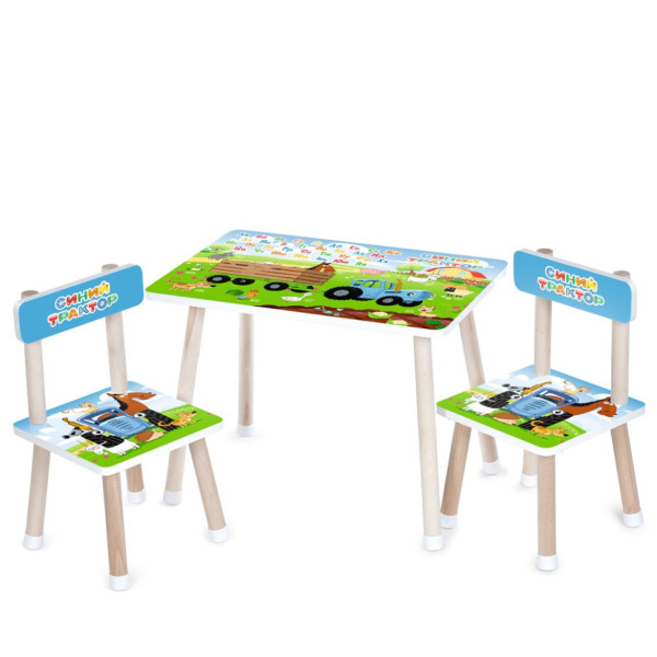 Дитячий столик M 501-22 стільниця 60 х 40 см, 2 стільчики (M 501-22)