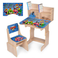 Детская Парта N 2071-12-3 дерево,  со стульчиком(N 2071-12-3)