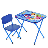 Дитячий столик складаний зі стільчиком M 5960-4 синій (M 5960-4)