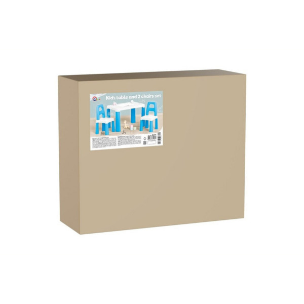 Дитячий стіл із двома стільцями 0471TXK біло-синій  (0471TXK)