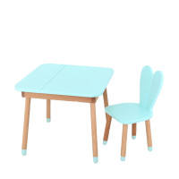 Детский стол 04-025B-DESK, со стульчиком, голубой(04-025B-DESK)