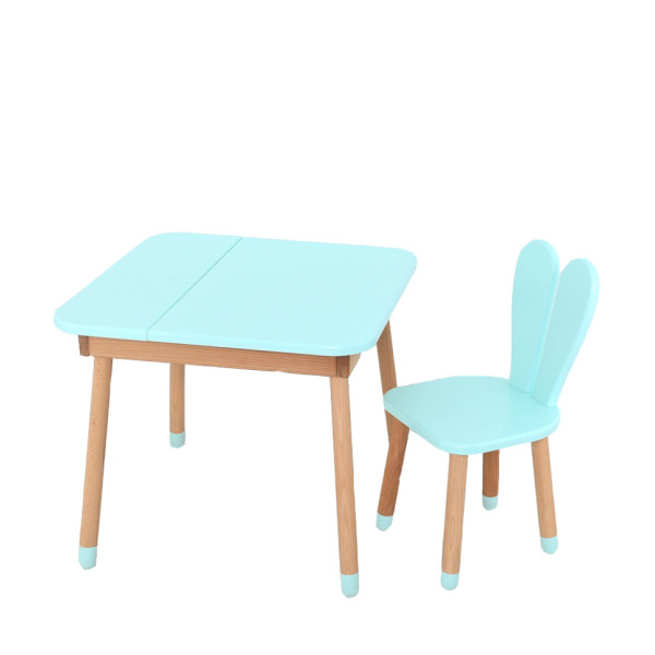 Дитячий стіл 04-025B-DESK, зі стільчиком, блакитний (04-025B-DESK)