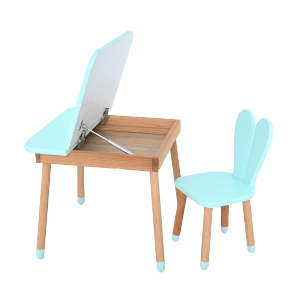 Дитячий стіл 04-025B-DESK, зі стільчиком, блакитний (04-025B-DESK)