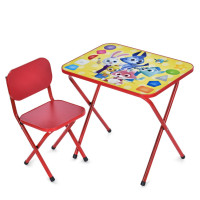 Детский столик складной со стульчиком M 5964-3 красный(M 5964-3)