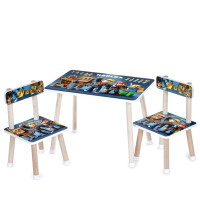 Дитячий столик M 501-23 стільниця 60 х 40 см, 2 стільчики (M 501-23)