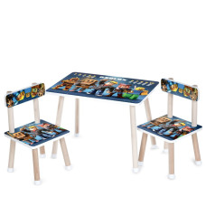 Дитячий столик M 501-23 стільниця 60 х 40 см, 2 стільчики (M 501-23)