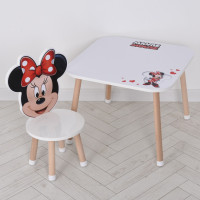 Дерев'яний дитячий столик M 502-8-1 зі стільчиком (M 502-8-1)