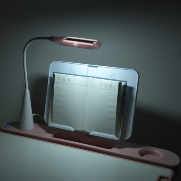 Дитяча Парта M 5068-8-2 зі стільцем, рожевий, підставка для книги (M 5068-8-2)