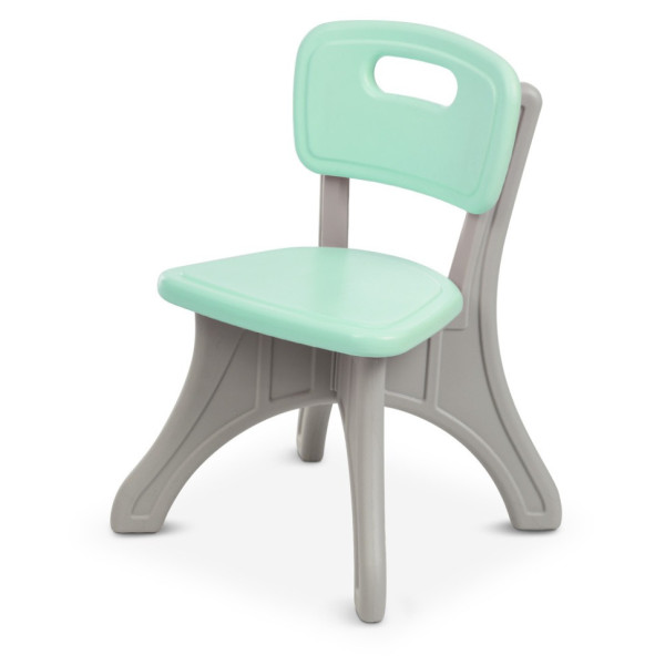 Дитячий столик з двома стільцями NEW TABLE-5 бежево-м'ятний (NEW TABLE-5)