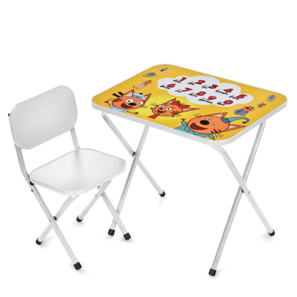 Детский столик складной со стульчиком M 5965-1 металлик(M 5965-1)