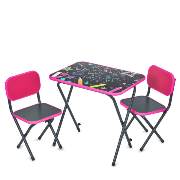 Дитячий Столик Creative Creative Creative малиновий, складаний, стільниця 60 х 40 см (Creative малиновий)