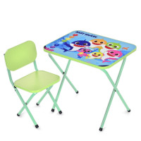 Детский столик складной со стульчиком M 5960-5 зеленый(M 5960-5)