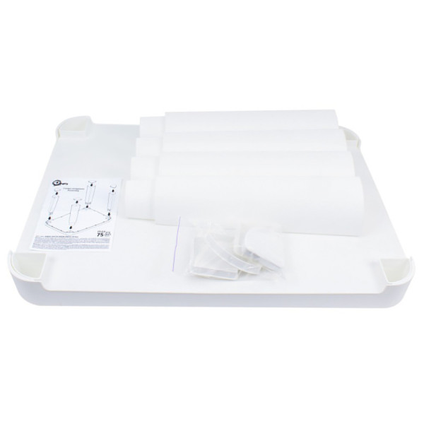 Дитячий ігровий столик 0402ТХК білий пластик 75х54х47 см (0402ТХК)