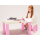 Дитячий стіл з накладкою для гри у аерохокей 04580/12 рожевий (04580/12)