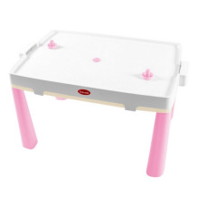 Дитячий стіл з накладкою для гри у аерохокей 04580/12 рожевий (04580/12)