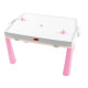 Дитячий стіл з накладкою для гри у аерохокей 04580/12 рожевий (04580/12)