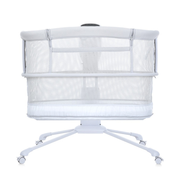 Дитяче ліжечко-люлька 3 в 1 Mastela 3328 приставна, музика, таймер, москітна сітка, білий (3328)