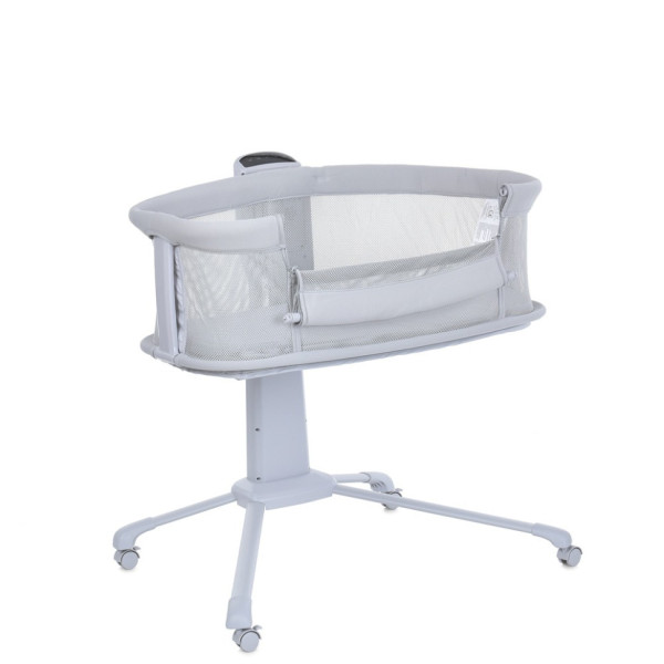 Дитяче ліжечко-люлька 3 в 1 Mastela 3328 приставна, музика, таймер, москітна сітка, білий (3328)