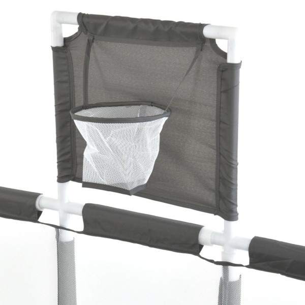 Дитячий манеж MR 1338-G, сірий, з баскетбольним кільцем (MR 1338-G)