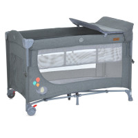 Ліжечко-манеж 2 в 1 UNITY+ ME 1098 Gray, до 13 кг (ME 1098 Gray)